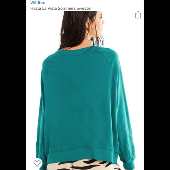 Wildfox Hasta la Vista Sweatshirt in size Large - Picture 4 of 6